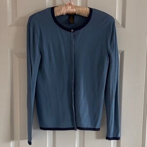 Dex Blue Button Down Cardigan